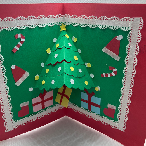 ポップアップカードクリスマス2クリスマスカード メッセージ