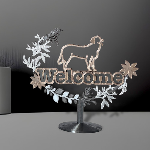 ゴールデンレトリバーウェルカムオブジェ