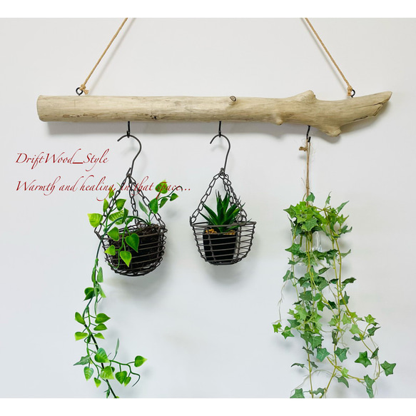 流木インテリア 古木風のシンプルな天然流木のハンガーフック 流木ハンガー ハンギング ウォールデコ 北欧 No.134 1枚目の画像