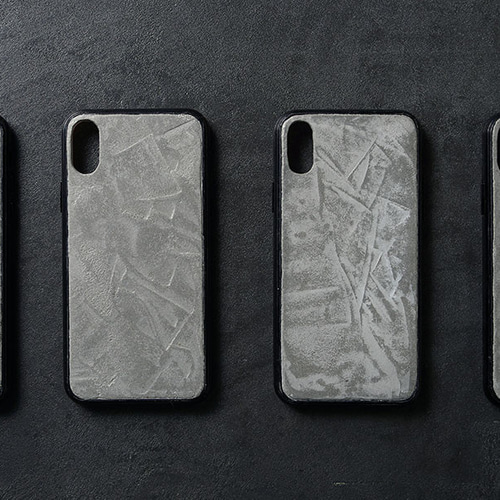iPhone XS/Xケース デザインコンクリート《モールテックス ®》 左官こ
