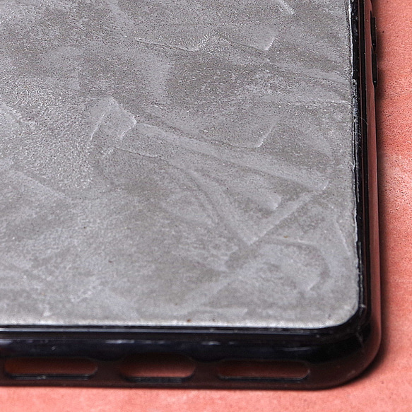 iPhone  XS/Xケース　 鉱物系モルタル材《モールテックス ®》　左官こて塗りシリーズ 3枚目の画像