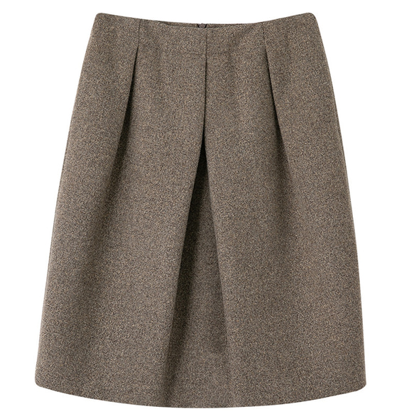 中厚スカート　立体スカート　カーキ　S-XL #085 19枚目の画像