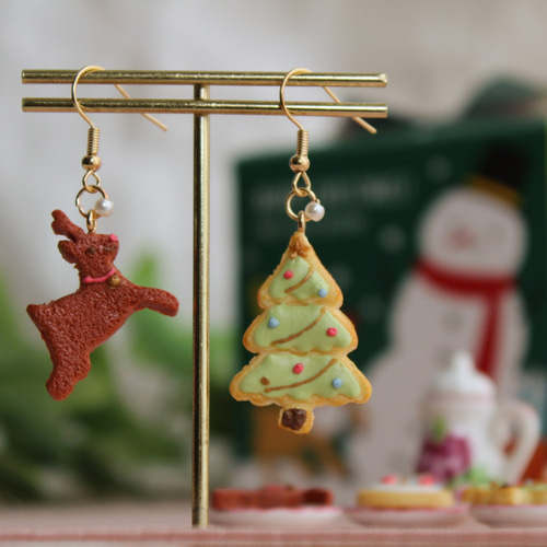 Xマス♡トナカイのイヤリング♡ Xマス♡トナカイのイヤリング♡