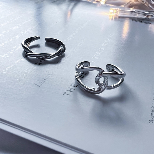 シルバー リング 指輪 アクセサリー ハンドメイド シンプル デザイン かわいい