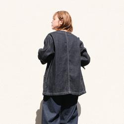 10.5oz DENIM COVERALL vent blanc+ amv-3212 ヴァンブランプリュス 4枚目の画像