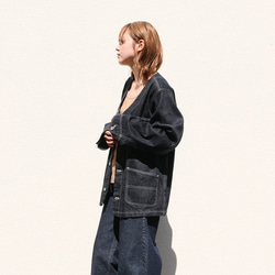 10.5oz DENIM COVERALL vent blanc+ amv-3212 ヴァンブランプリュス 3枚目の画像