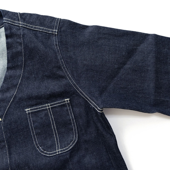 10.5oz DENIM COVERALL vent blanc+ amv-3212 ヴァンブランプリュス 6枚目の画像