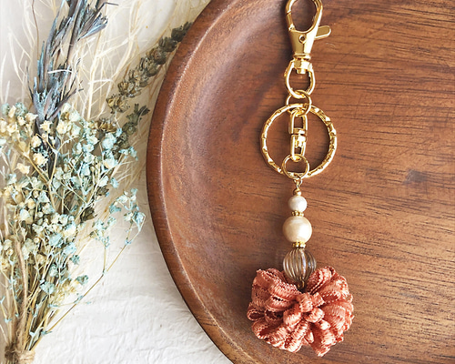 k16gp キータッセル バッグチャーム タッセルチャーム 選べるタッセル