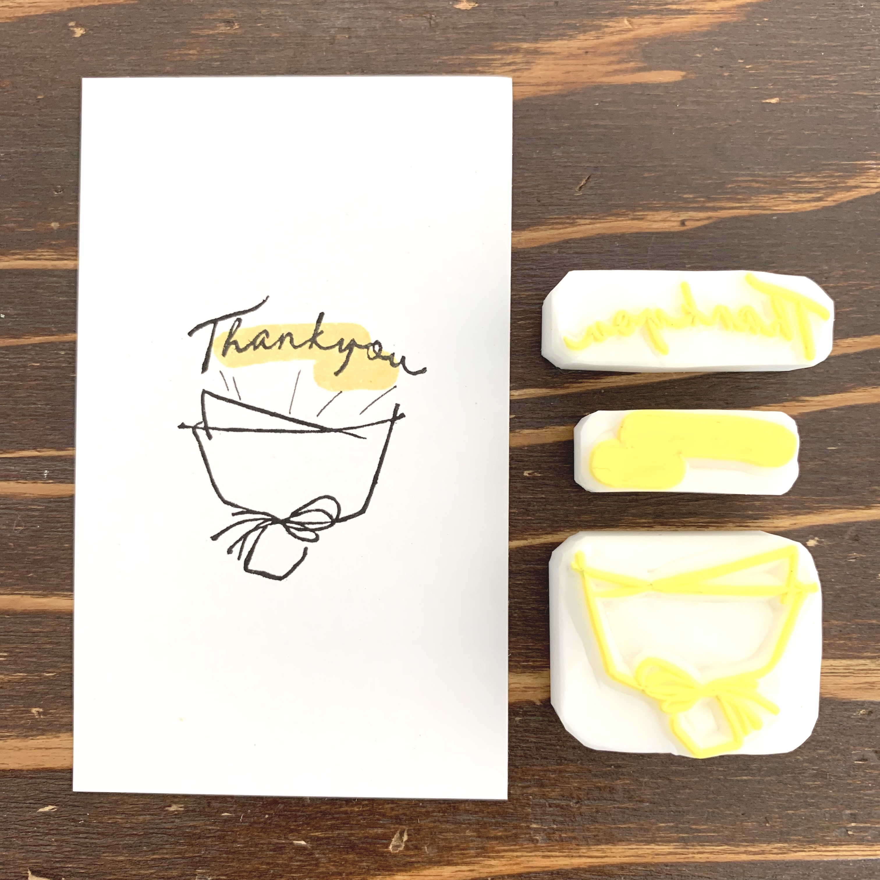 【訳ありsale】消しゴムはんこ★thank you！BOX(パンダ) 訳ありsale】消しゴムはんこ☆thank you！BOX(パンダ)