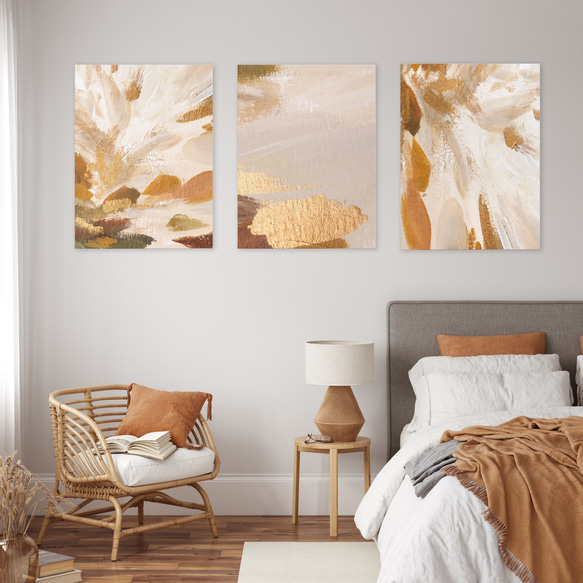 インテリアパネル_アートペイント3枚セット アートパネルでお部屋の