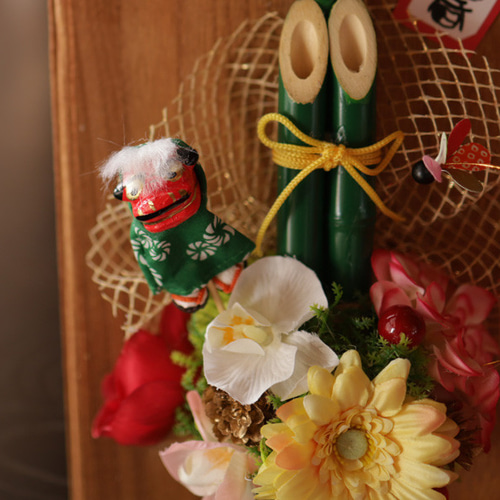 早割お正月2026＊正月飾り＊お花の壁掛け松飾り＊お正月準備＊#お正月