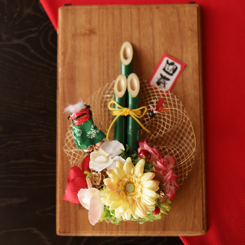 早割お正月2026＊正月飾り＊お花の壁掛け松飾り＊お正月準備＊#お正月