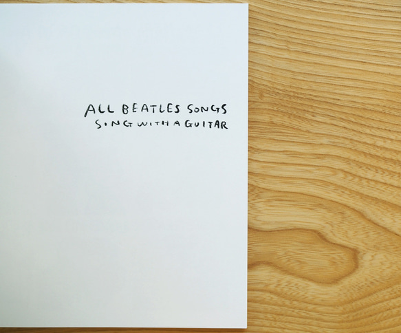 ALL BEATLES SONGS SING WITH A GUITAR 3枚目の画像