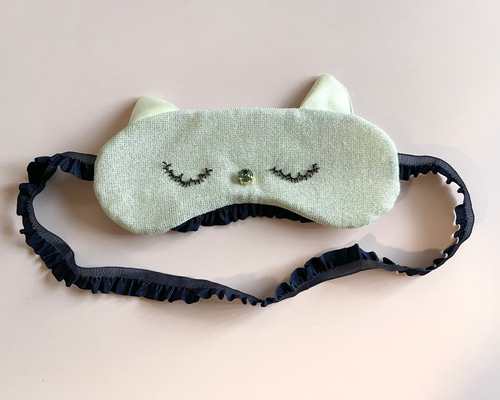 いねむりポロンアイマスク アイスグレー その他インテリア雑貨