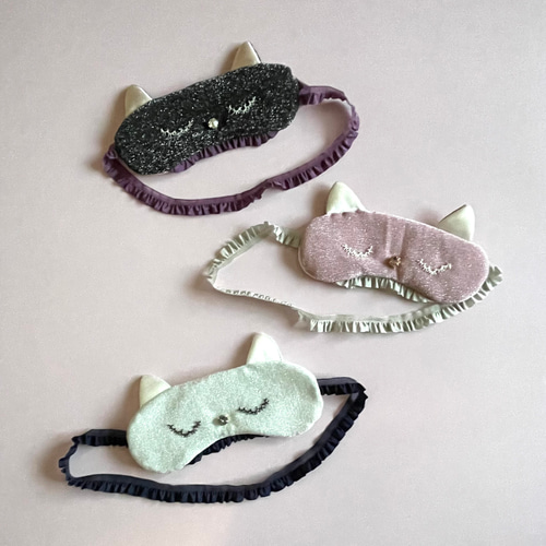 いねむりポロンアイマスク アイスグレー その他インテリア雑貨