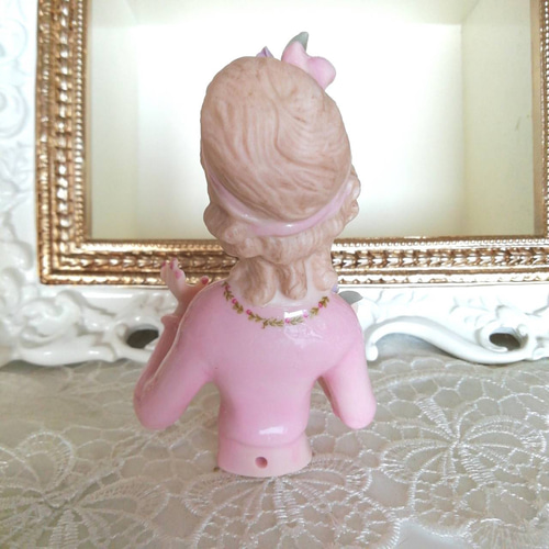 ハーフドール 【 マルグレーテ 】 磁器 人形 レース ドール ティーコゼ