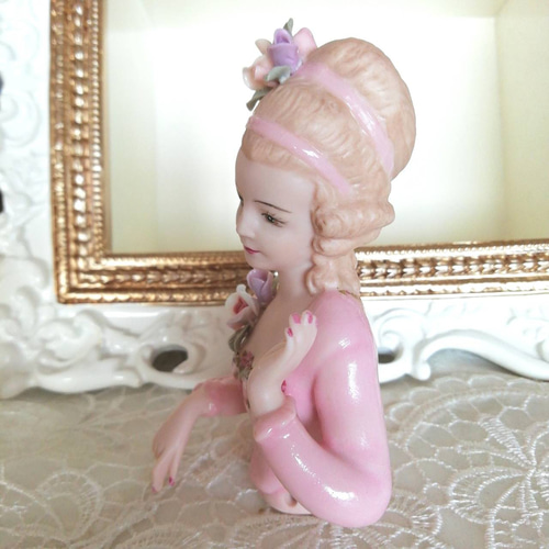 アンティーク！ 50年代フランス製のハーフドール〔磁器製〕 アンティーク！ 50年代フランス製のハーフドール〔磁器製