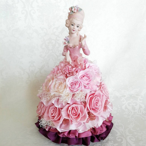 ハーフドール 【 マルグレーテ 】 磁器 人形 レース ドール