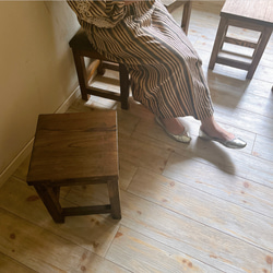 wooden remake stool / 木製リメイクスツール 3枚目の画像