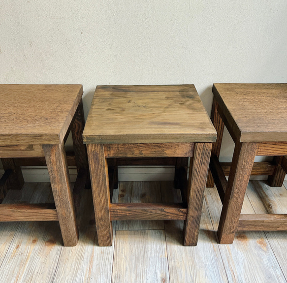wooden remake stool / 木製リメイクスツール 5枚目の画像