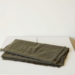 linen wool stall (khaki) 3枚目の画像