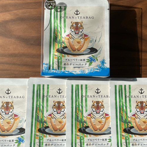 虎のティーバッグ 蜂蜜檸檬生姜紅茶 4p入 紅茶・お茶・ハーブティー