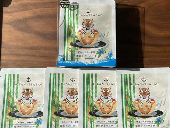 虎のティーバッグ　蜂蜜檸檬生姜紅茶　4p入 5枚目の画像