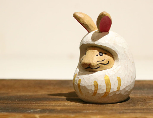 干支だるま（卯） 1枚目の画像