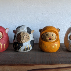 干支だるま（卯） 3枚目の画像