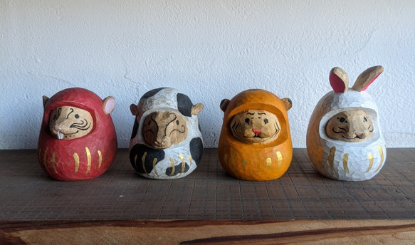 干支だるま（卯） 3枚目の画像