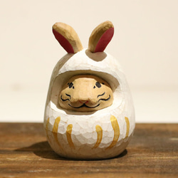 干支だるま（卯） 2枚目の画像