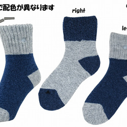ルームソックス ぐるぐる レディース　リラックス　綿　厚手　靴下 パイル 日本製 レディース　防寒　83644　 4枚目の画像