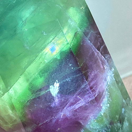 エンジェルフェザー✿*:・　万華鏡　フローライト　マルチカラー　蛍石　ポイント エンジェルフェザー✿*:・ 万華鏡 フローライト マルチカラー 蛍石