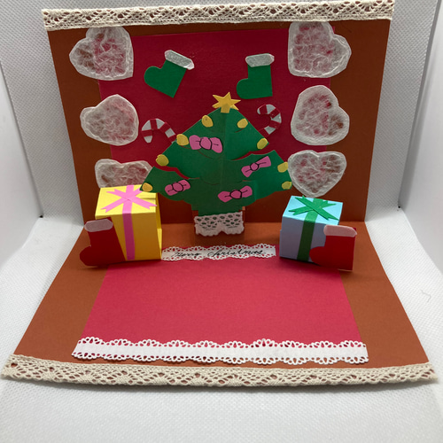 ポップアップカードクリスマス3クリスマスカード メッセージ
