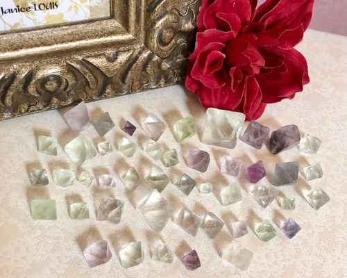 フローライト天然石 1374g バイカラーフローライト 4.56ct | ganpanda☆彡stone