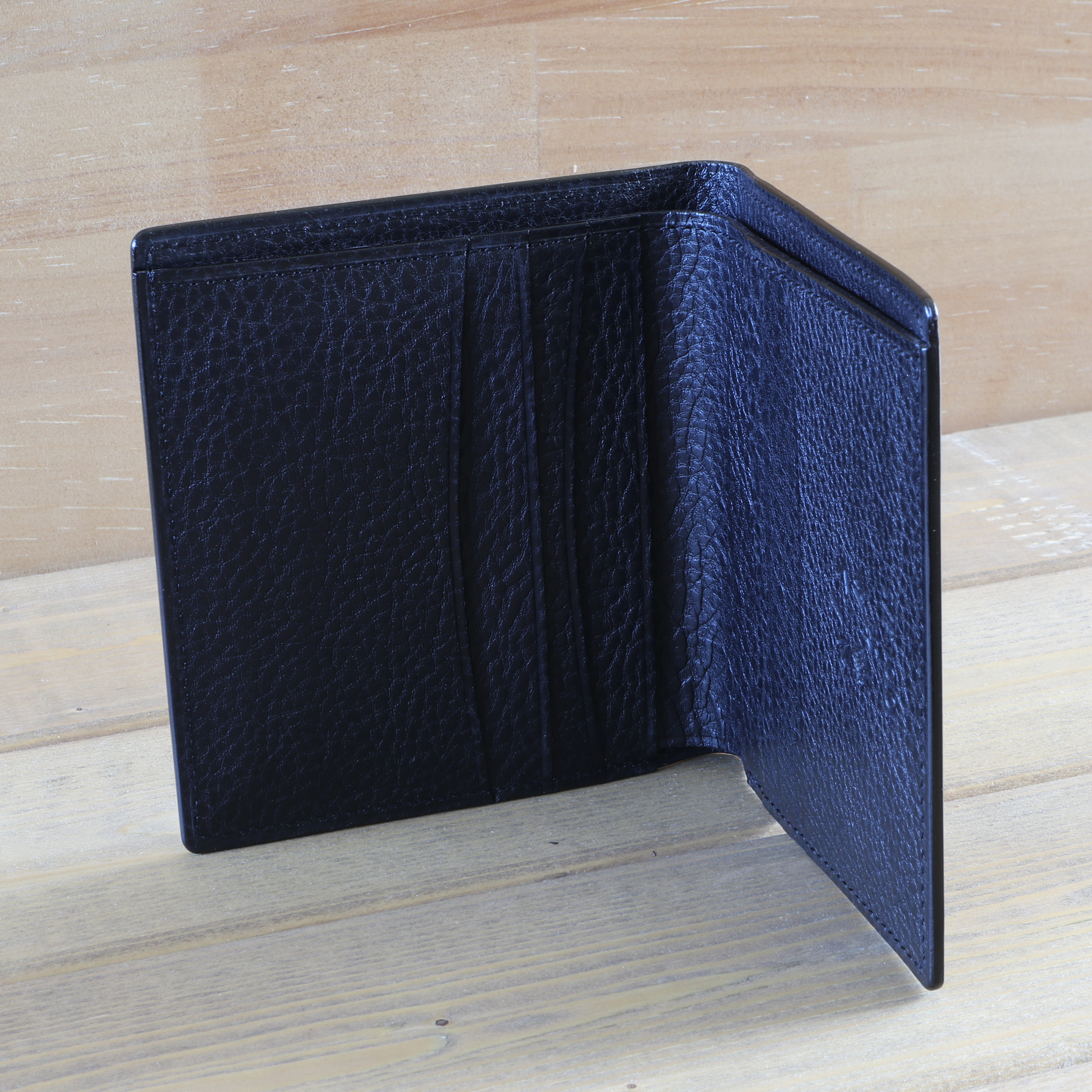 純札 (二つ折り財布)　本革　J.ベイカー社　ブライドルレザー　ブラック　10101　3/5　限定品