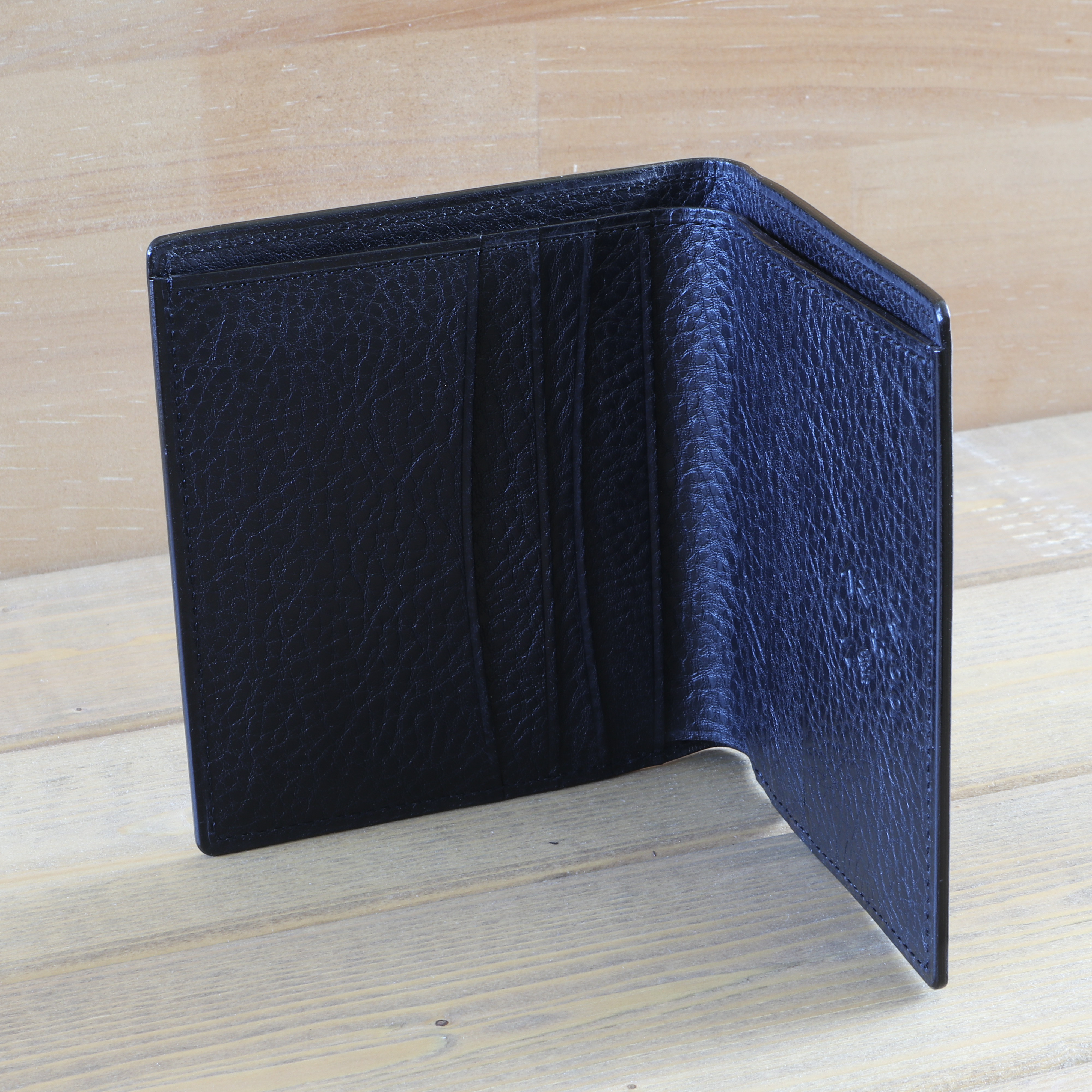 純札 (二つ折り財布)　本革　J.ベイカー社　ブライドルレザー　ブラック　10101　4/5　限定品