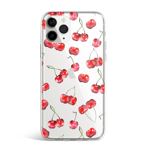 スマホケース ほぼ全機種対応 さくらんぼ チェリー フルーツ