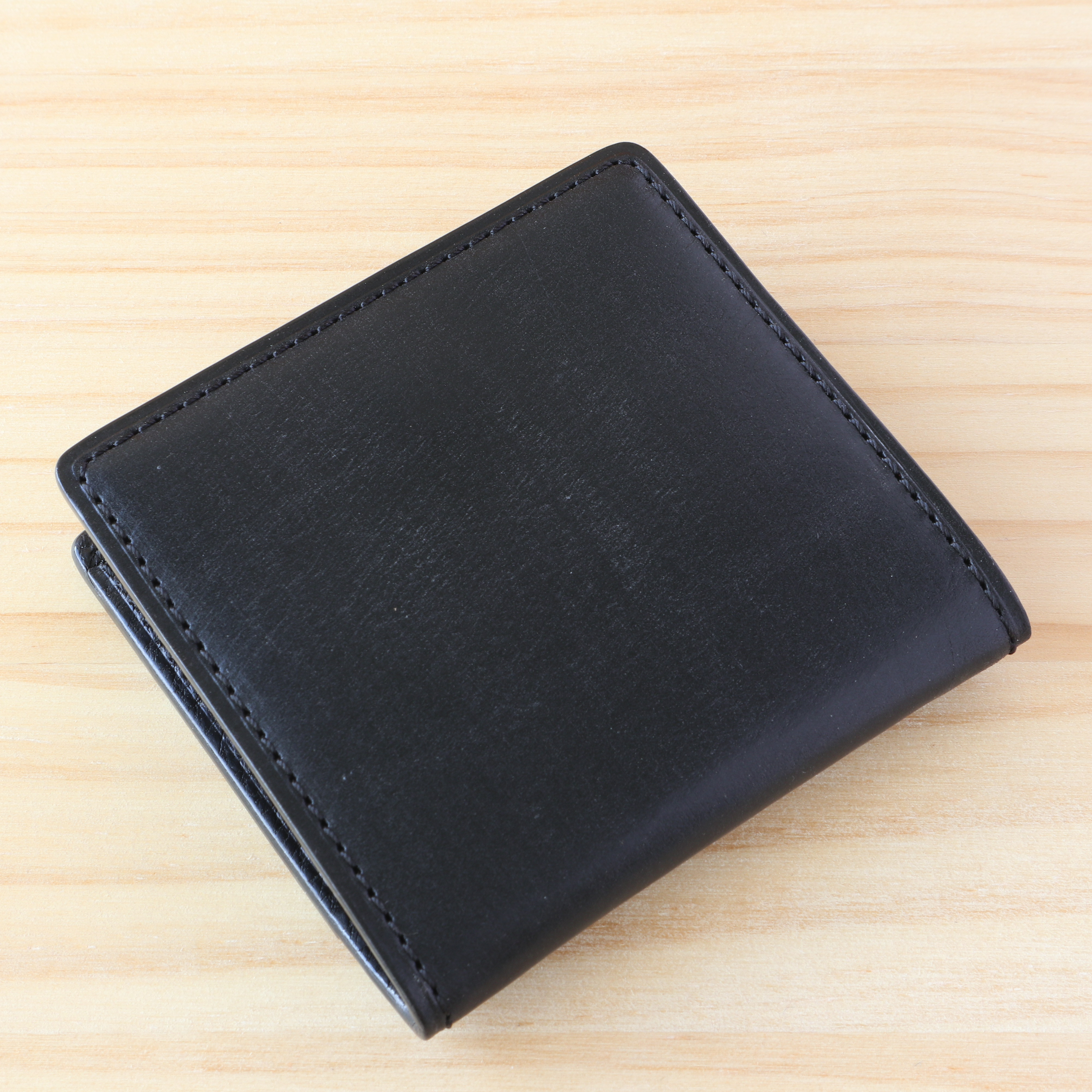 BOX小銭入れ　本革　J.ベイカー社　ブライドルレザー　ブラック　10201　4/5　限定品｜詳細画像