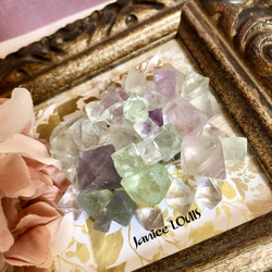 フローライト(蛍石) 110g mixカラー 結晶詰め合わせセットD 穴無し