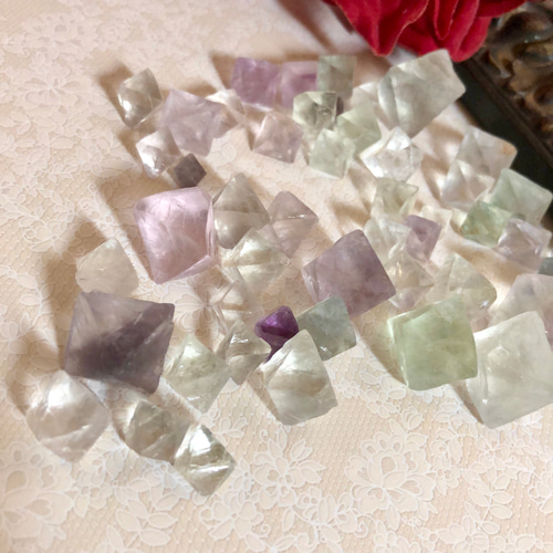 フローライト天然石 1374g バイカラーフローライト 4.56ct | ganpanda☆彡stone