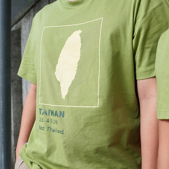 復古T-Shirt-人口數-秋香綠 男女皆宜 第8張的照片