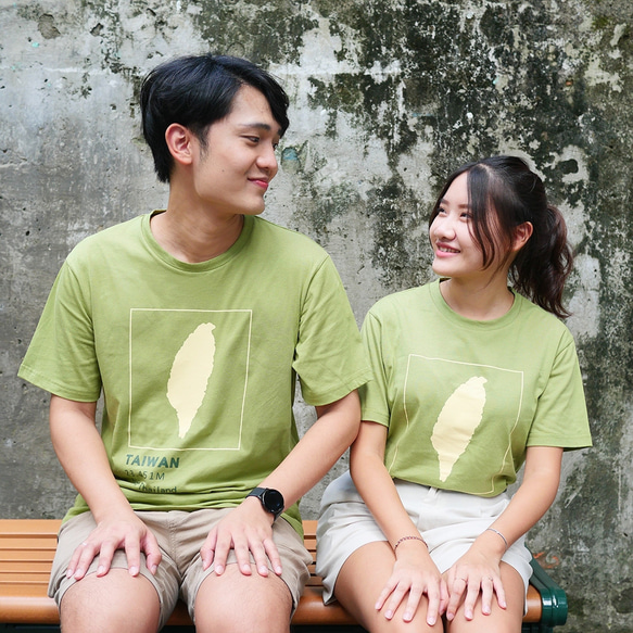 復古T-Shirt-人口數-秋香綠 男女皆宜 第12張的照片