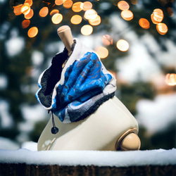 シェルパスヌード　青いバラとクリスマスオーナメント 2枚目の画像
