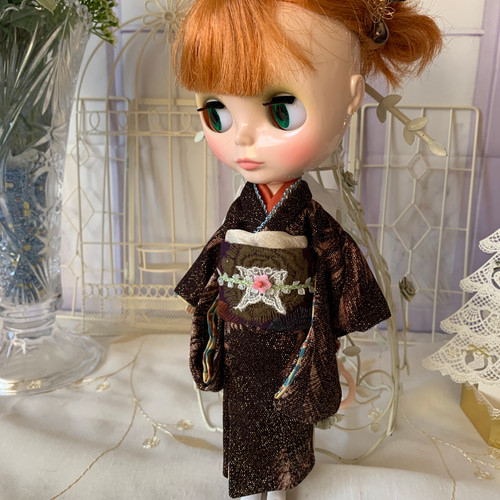 ブライスアウトフィット　ハンドメイド着物 ブライスアウトフィット お着物 帯 髪飾り その他人形 瑞恋 通販