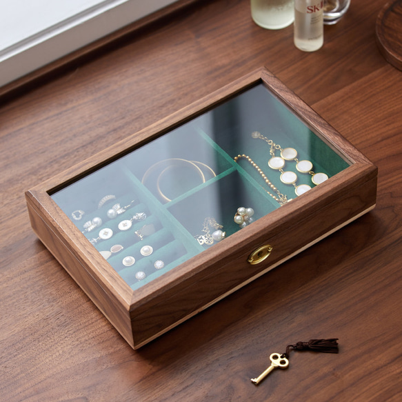 コレクションケース アクセサリーボックス 収納 詳しい 木製