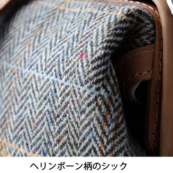 人氣爆棚的「羊毛與皮革組合」！橫扣包，手工皮革單肩包，女士必備 第7張的照片