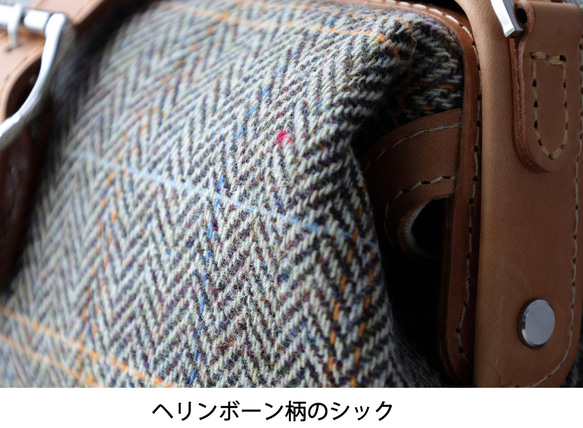 人氣爆棚的「羊毛與皮革組合」！橫扣包，手工皮革單肩包，女士必備 第7張的照片