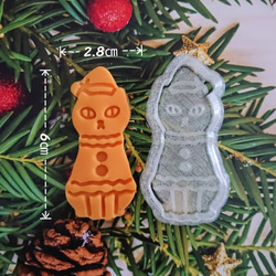 【クッキー型】犬 猫 クリスマス 3枚目の画像