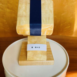 世界をめぐる銘木シリーズ　楓杢　杉杢　時計スタンド　6,000円　 1枚目の画像